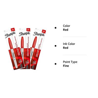 Sharpie Fine Point Permanent Marker, Red