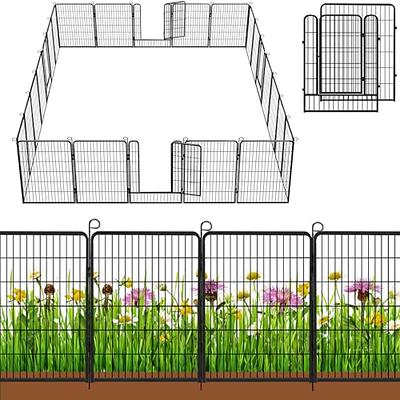 Dog Fence 8 Super Heavyduty Fencing Panels Wall Attachable – PetJoint