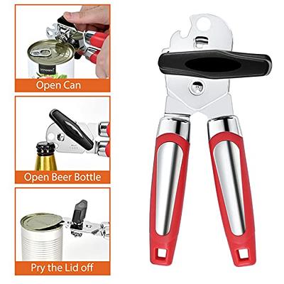 Zyliss Lock N' Lift Can Opener - Can Opener with Lid Lifter Magnet - Manual  Can Opener with Locking Mechanism - Safe and Easy-to-Turn - Stainless