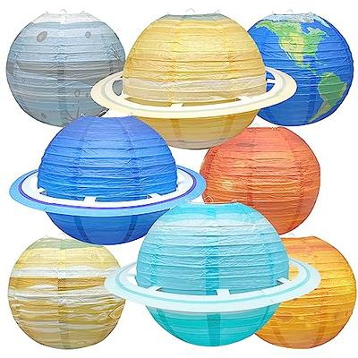 8 Pack Space Paper Lanterns Planets Lanterns Out of This World Space  Lanterns Hanging Planets Lanterns Hanging Solar System Lanterns for Kids