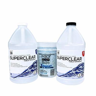1 Quart Crystal Clear Epoxy Coating for Bars Countertops & Tables