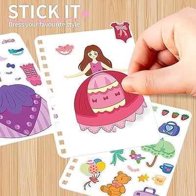 Art Kits DIY Puncture Painting Kits For Kids Kids Art Supplies Princess  Sticker Book Crafts For