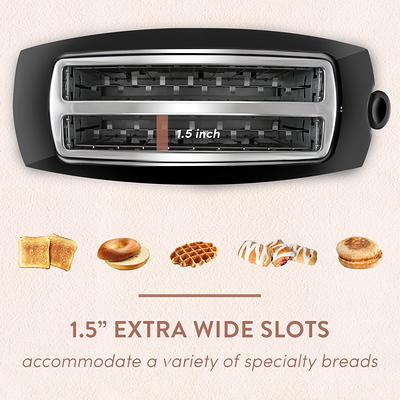 Kenmore Elite 4-Slice Long Slot Toaster Silver Stainless Steel