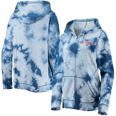 New Era White Boston Red Sox Tie-Dye Full-Zip Hoodie