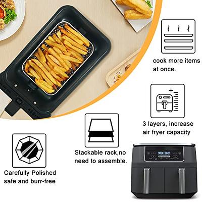 Air Fryer Rack for Ninja Foodi Dual Air Fryer 3-Layer Dehydrator