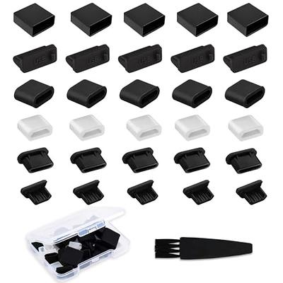 20 Pcs USB A Type Female Port Cover Caps - Silicone USB Port Plugs Dust  Cover,Protect USB Ports from Dust and Oxidation, Compatible with USB Type A