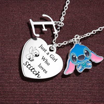Stitch Necklace Ohana Means Family Pendant Neck Chains Disney Cartoon Cute Stitch  Necklaces for Women Fashion Jewelry - AliExpress