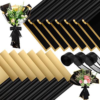 Pure Color Flower Wrapping Paper Gold Edge Florist Bouquet Supplies  Waterproof Flower Paper Gift Packaging Floral Paper Florist Paper Flower  Bouquet Wrap, 22.8 x 22.8 In (40 Pcs, Pink, Lotus Pink) - Yahoo Shopping