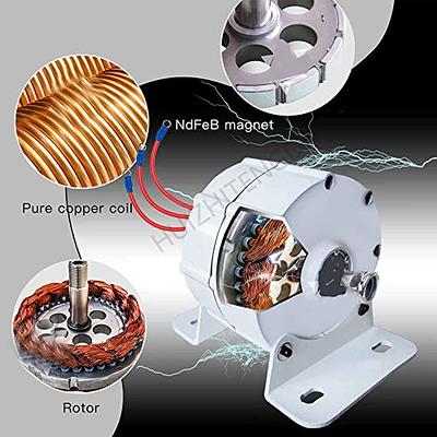 600W Permanent Magnet Generator,3Phase AC Generator for Windwater Turbine  Diesel