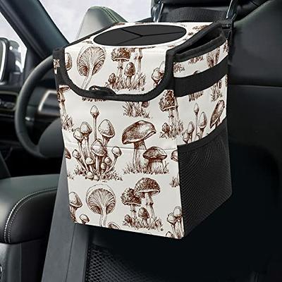 HOTOR Car Trash Can 2.5 Gallon - Handy Tissue Holder, Easy-to-Install