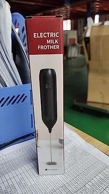  Homradise Milk Frother Rechargeable, Electric Milk