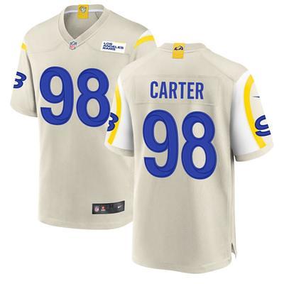 Men's Nike Los Angeles Rams Bone Custom Game Jersey