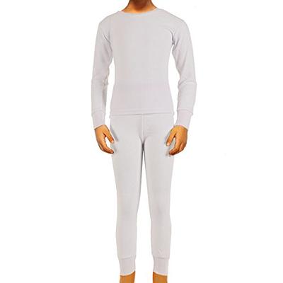 SLM Therma Tek Boy's 100% Cotton Thermal Underwear Two Piece Set
