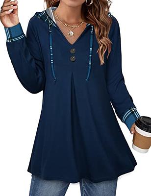 Long Sleeve Tops for Women,Womens Fall Tops Tunic Tops to Wear