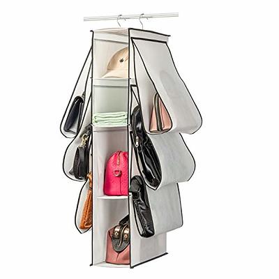 Noleja Purse Organizer for Closet,Adjustable Clear Shelf Dividers Purse Bag  Divider for Closet Organizer, Plastic Handbag Organizers for Closets Purse  Storage Organizer (2park, White 4 layer) - Yahoo Shopping