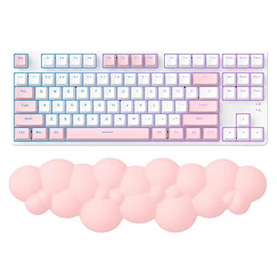 i-Rocks Memory Foam Keyboard Wrist Rest - Pain-Reducing, Non-Slip Rubber  Base Wrist Rest - Cooling Ergonomic Computer Keyboard Pad for Long Hours of