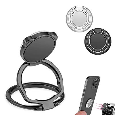 Amazon.com: Rimyam Phone Ring Holder Metal Kickstand 360° Foldable Swivel Cell  Phone Finger Grip Stand Phone Back Grip for Magnetic Car Mount Compatible  with iPhone iPad Smartphones Tablet : Cell Phones &