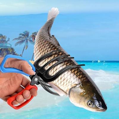 SNAIL TRAIL 7.5/9 Floating Fish Gripper, Fishing Grabber, Catfish Mouth Pliers, Caught Bass Holder, Digital Scale Hook Clamp, Saltwater Lip Grip Tool