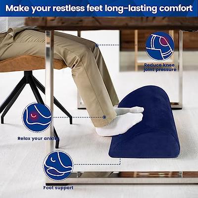 Under Work Desk Footstool, Desk Accessories, With Memory Foam And
