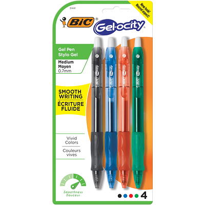  BIC Gel-ocity Stic Assorted Colors Gel Pen Set, Medium Point  (0.7mm), 14-Count Pack, Colorful Pens for Journaling and Lists  (RGSMP14-AST) : Office Products