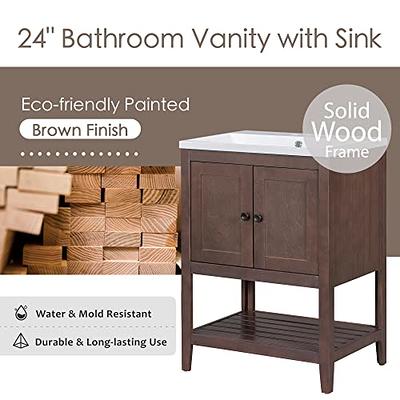 bathroom storage cabinet with sink modern solid wood bathroom