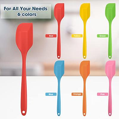 10 Pieces Mini Spatula Bulk Small Silicone Turner Heat Resistant