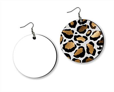 Blank Aluminum Dangle Earrings For Sublimation White Aluminum Round Drop  Earrings Hot Transfer Printing Consumables 15pair/lot - Dangle Earrings -  AliExpress