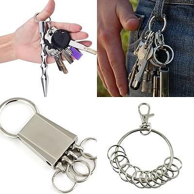 Keychain Rings for Crafts, Selizo 120pcs Gold Keychain Hardware Includes  60pcs Key Chain Hooks and 60pcs Key Rings for Keychains, Acrylic Blanks and  Resin Craft 