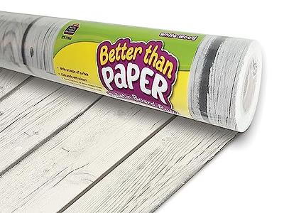 White Shiplap Better Than Paper® Bulletin Board Roll & Black Wood