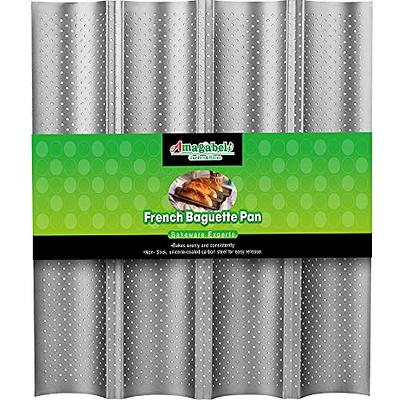 French Bread Baking Pan, Non-stick Perforated French Baguette