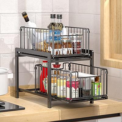 Ryhpez Under Sink Organizers and Storage, 2-Tier Cabinet Organizer