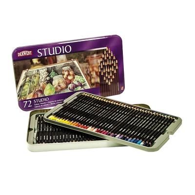 Derwent Studio Colored Pencil 72 Color Wood Box Set