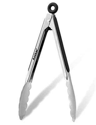 Walfos Food Grade Stainless Steel Kitchen Tongs for Cooking,BBQ