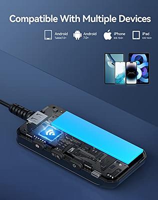  Dual Lens Endoscope Camera for iPhone, Teslong USB-C Borescope  Inspection Camera with 8+1 LED Lights, 10FT Flexible Waterproof Fiber Optic  Camera Snake Scope for iPad Android Phone-No WiFi Required : Industrial