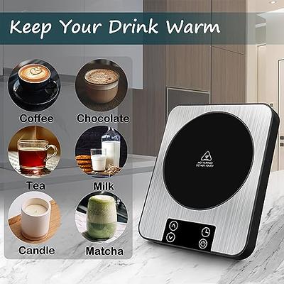 Coffee Mug Warmer for Desk, Electric Large Candle Warmer Plate with 4H Auto  Shut Off Coffee Cup Warm