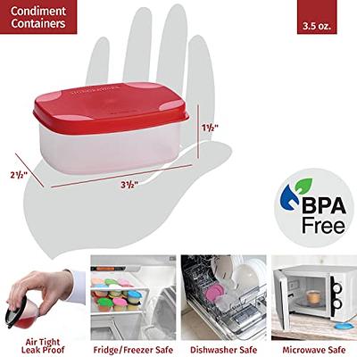 Reusable Airtight Food Containers 3 oz 8 pack. for Snacks, Baby/Toddler  Food/Puree, Condiments, Picnics Food Prep, Lunch, Plastic Food Storage  Containers–Dishwasher, Microwave, Freezer Safe BPA free - Yahoo Shopping