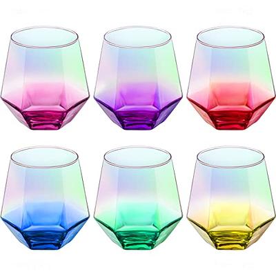 PURE MORA The Luna Red Wine Glasses - Set of 4, 20 oz