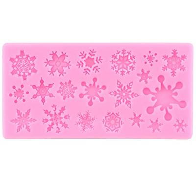 LKDQUTHM Christmas Snowflake Cake Silicone Fondant Molds Snowflake Winter  Frozen Party Mold For Cupcake Topper Cake Decorating Chocolate Candy Gum  Paste Polymer Clay Epoxy Resin Set Of 4 - Yahoo Shopping