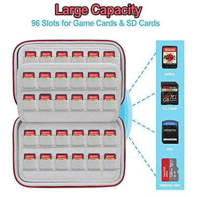 OLDZHU Switch Game Case Holder Compatible with Nintendo Switch&Switch OLED  Game,Switch Game Card Case Storage for 24 Games Cartridges and 24 Micro SD