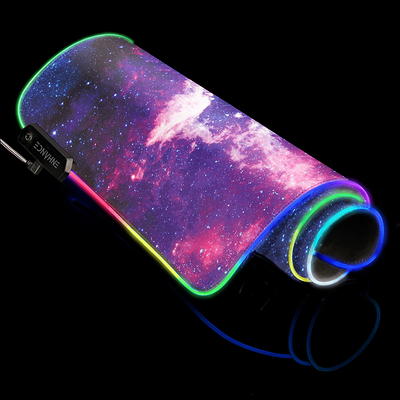 ENHANCE Extra Large LED Gaming Mouse Pad - Soft XXL Desk Mat with