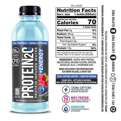 Protein2o 20g Protein + Electrolytes Drink 16.9 fl oz, 12-Pack, Variety Pack