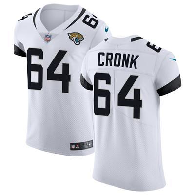 Coy Cronk Men's Nike White Jacksonville Jaguars Custom Game Jersey Size: Large