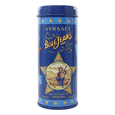 Versace Blue Jeans 2.5 oz Verace Red Jeans 2.5 oz EDT Gianni Versace Free  Gift