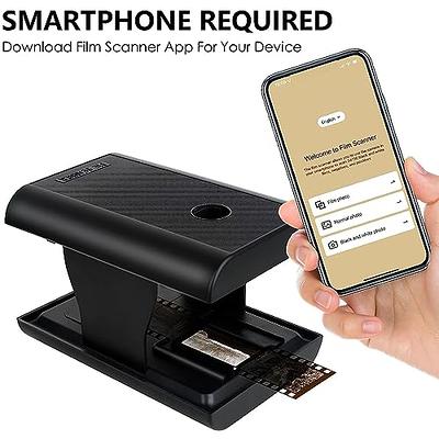 Mobile Film Scanner, 35mm /135mm Slide and Negative Scanner with LED  Backlight, Support Image Preview, Playback and Editing Functions, Suitable  for Smartphone - Yahoo Shopping