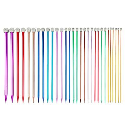 30 Pcs Colorful Knit Knitting Needles Point Protectors 2 Sizes