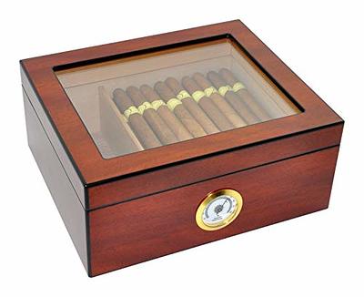 Cigar Humidor Box Cedar Wood, Cedar Box Humidifier Cigars
