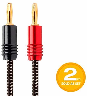 Monoprice Metal 1/4in (6.35mm) TS Mono Plug to RCA Jack Adapter