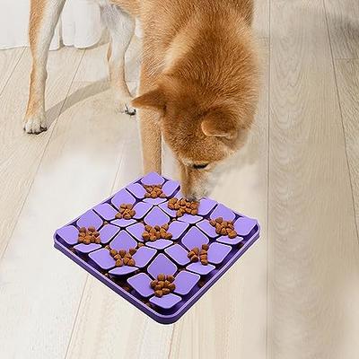 Puzzle Feeder Snuffle Mat for Dogs, Lick Mat for Dogs to Slow Down