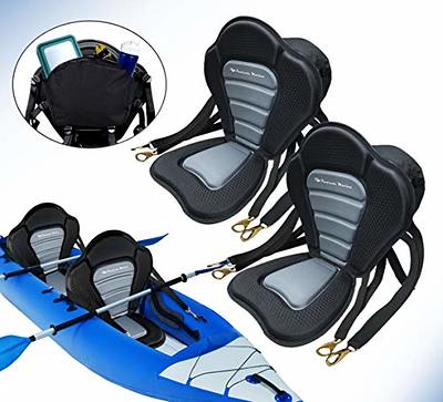 Pactrade Marine Adjustable Straps Black Gray Padded Deluxe Kayak