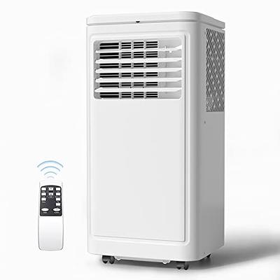 8,000 BTU Portable Air Conditioner Cools 350 Sq. Ft. with Heater and  Dehumidifier in White